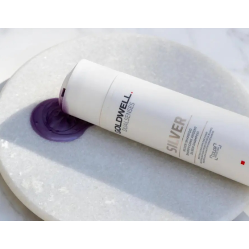 Корректирующий шампунь для седых и светлых волос - Goldwell Dualsenses Silver Shampoo