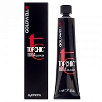 Стойкая профессиональная краска для волос - Goldwell Topchic Hair Color Coloration 5BP (жемчужный тёмный шоколад)