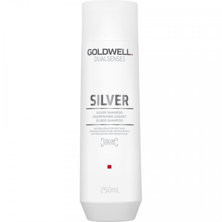 Корректирующий шампунь для седых и светлых волос - Goldwell Dualsenses Silver Shampoo