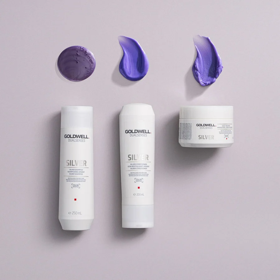 Маска для седых волос - Goldwell Dualsenses Silver 60sec Treatment