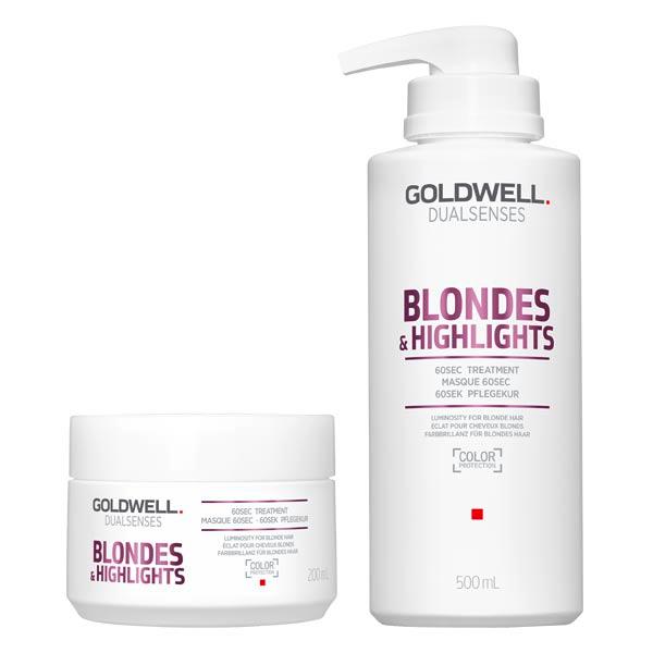 Маска интенсивная для осветленных и мелированных волос - Goldwell Dualsenses Blondes & Highlights 60sec Treatment