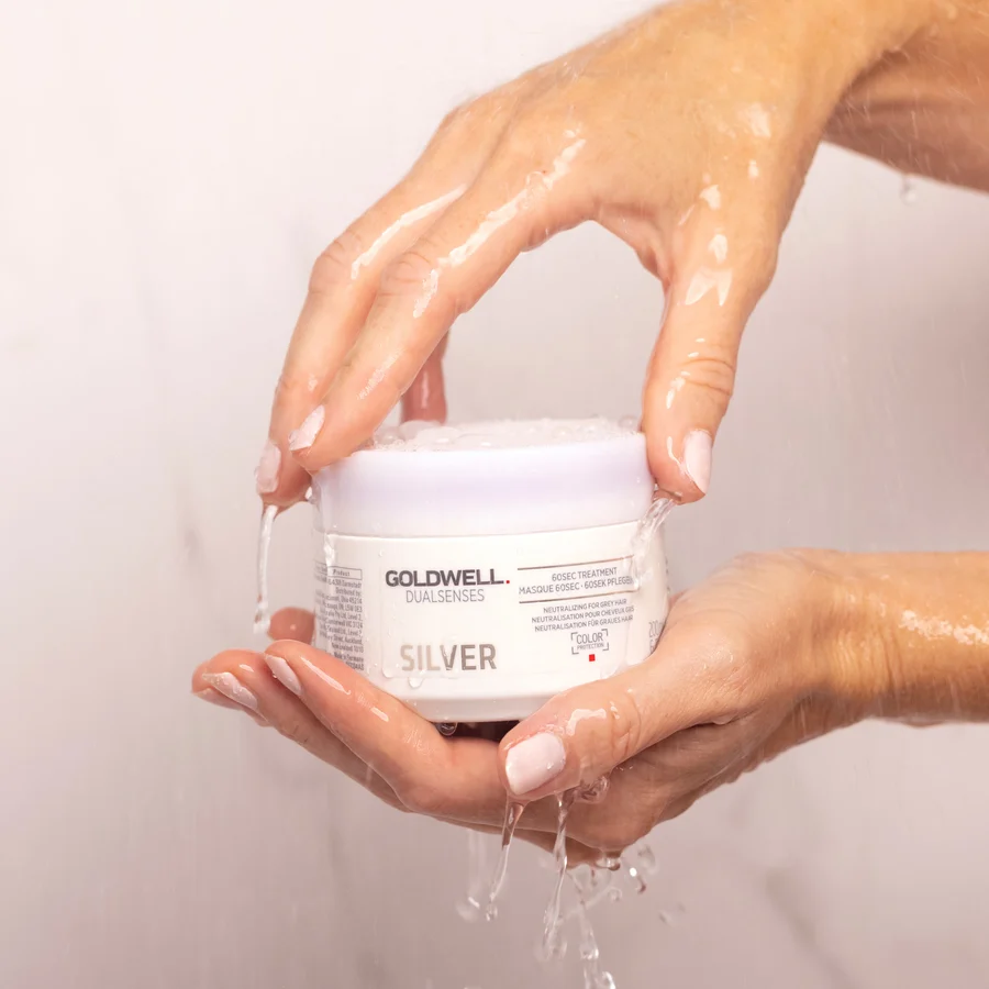Маска для седых волос - Goldwell Dualsenses Silver 60sec Treatment