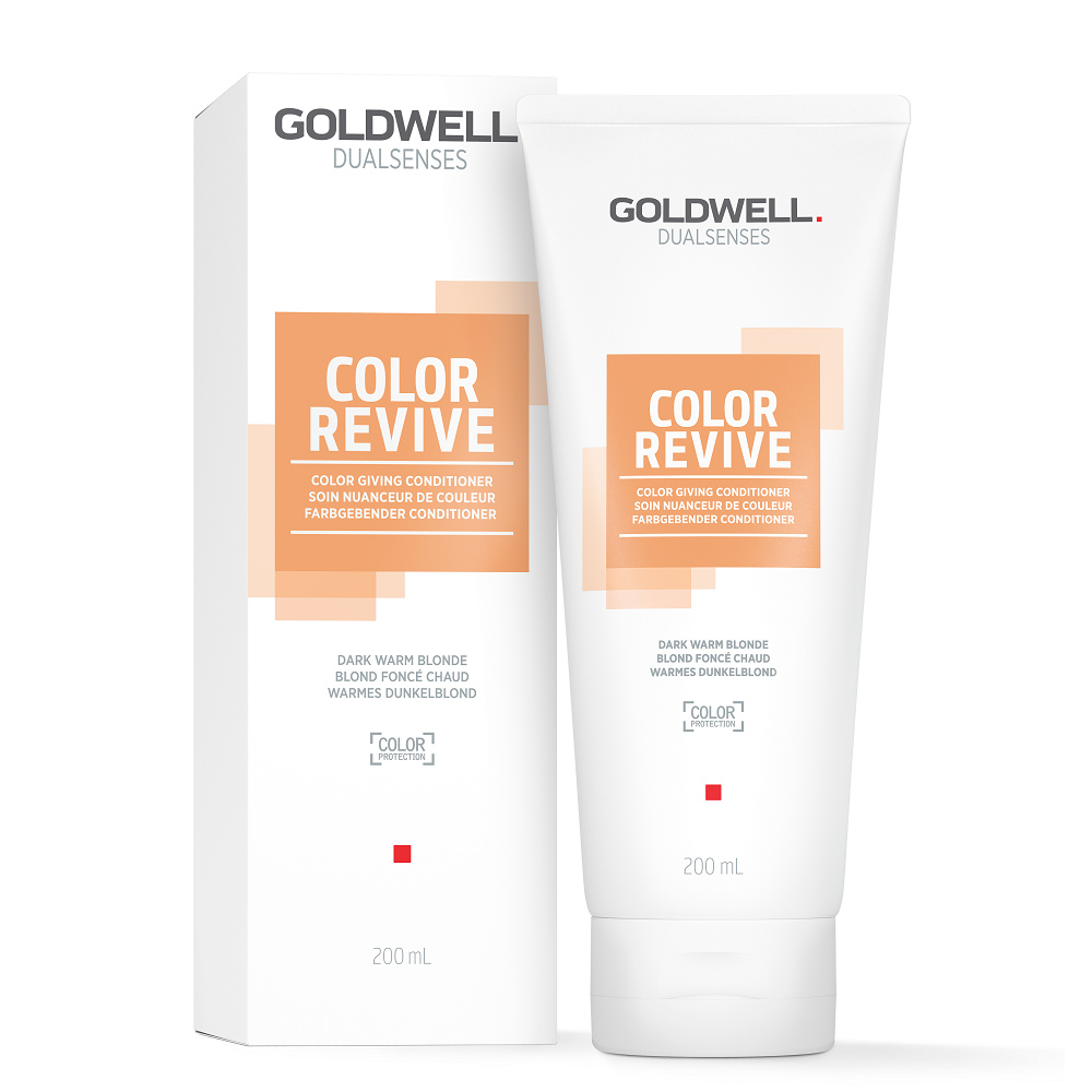 Тонирующий кондиционер темный золотой блонд - Goldwell Dualsenses Color Revive Giving Conditioner Dark Warm Blonde