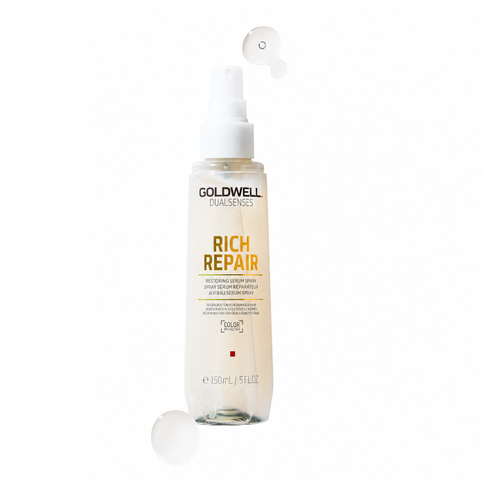 Cпрей-сыворотка для сухих и поврежденных волос - Goldwell Dualsenses Rich Repair Restoring Serum Spray