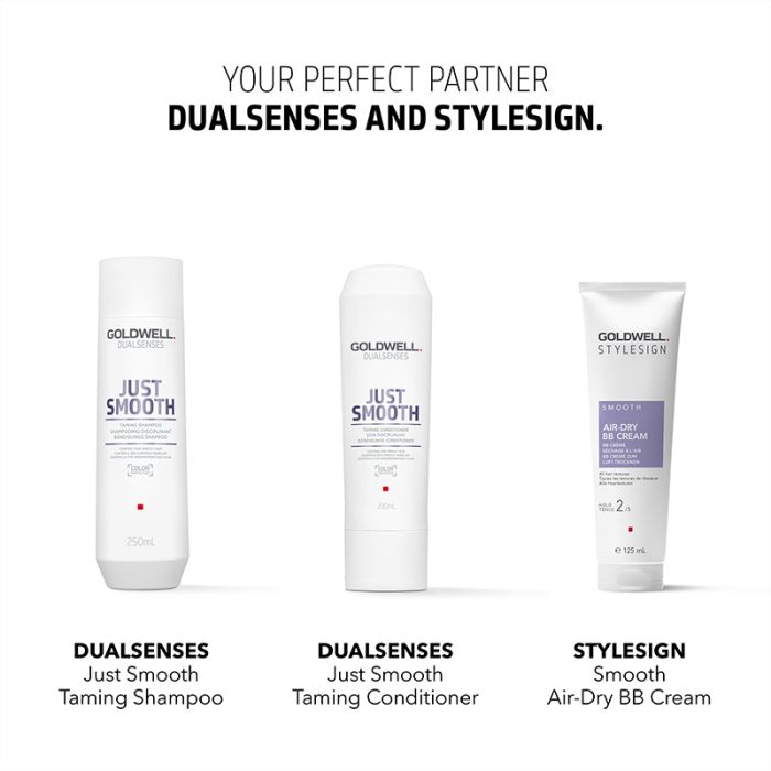 Крем для укладки и питательный уход для гладких волос - Goldwell Stylesign Smooth Air-Dry BB Cream