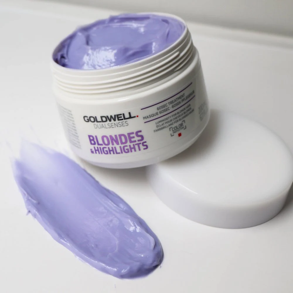 Маска интенсивная для осветленных и мелированных волос - Goldwell Dualsenses Blondes & Highlights 60sec Treatment