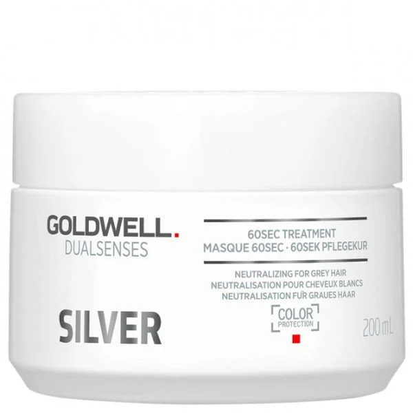Маска для седых волос - Goldwell Dualsenses Silver 60sec Treatment