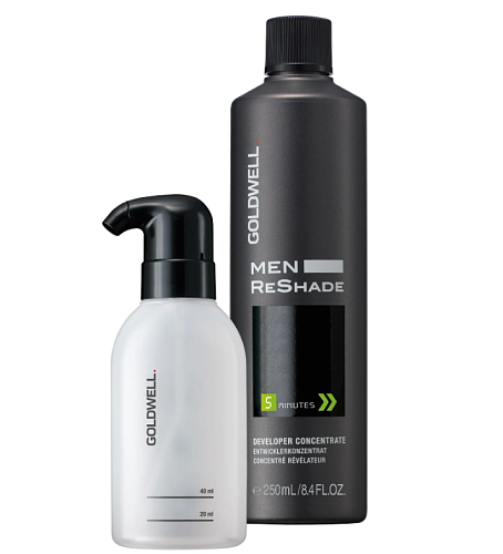Лосьон-концентрат+ аппликатор 250 мл. Goldwell Men ReShade Developer Concentrate