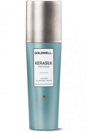 Крем легкий термозащитный с кератином для объема волос - Goldwell Kerasilk Repower Volume Plumping Cream