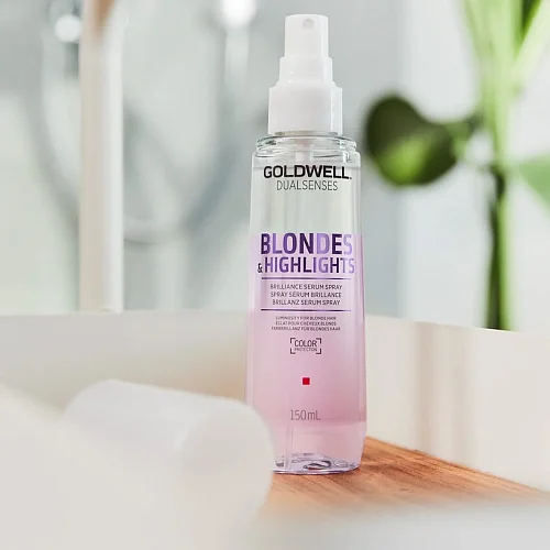 Спрей-сыворотка для осветленных и окрашенных волос - Goldwell Dualsenses Blondes & Highlights Serum Spray