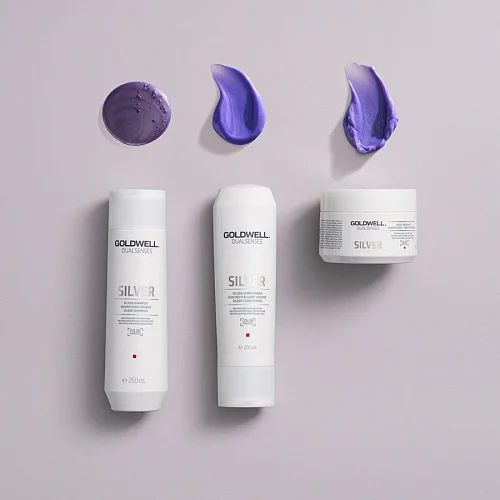 Маска для седых волос - Goldwell Dualsenses Silver 60sec Treatment