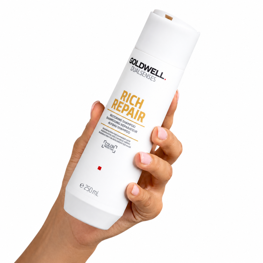 Шампунь восстанавливающий для сухих и поврежденных волос -Goldwell Dualsenses Rich Repair Shampoo