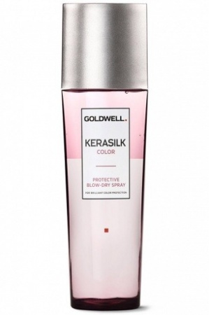 Cпрей термозащитный с кератином для окрашенных волос - Goldwell Kerasilk Color Protective Blow-Dry Spray