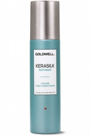 Кондиционер пенный с кератином для объема тонких волос - Goldwell Kerasilk Repower Volume Foam Conditioner