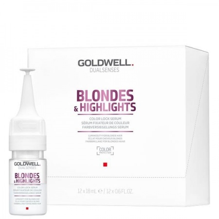 Сыворотка для осветленных и мелированных волос - Goldwell Dualsenses Blondes and Highlights Color Lock Serum