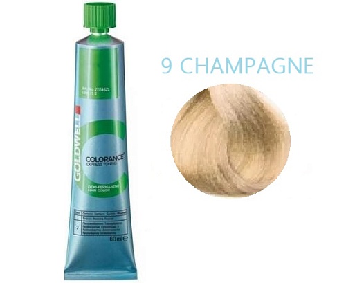Крем-краска тонирующая Goldwell Colorance Express Toning 9-CHAMPAGNE - шампань блонд