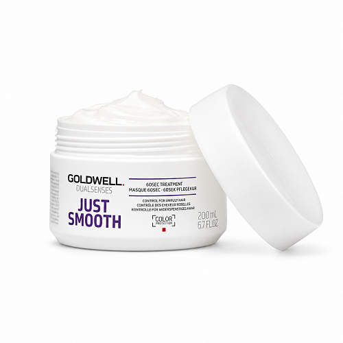 Маска интенсивная для разглаживания непослушных волос - Goldwell Dualsenses Just Smooth 60sec Treatment