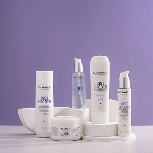 Шампунь для разглаживания непослушных волос - Goldwell Dualsenses Just Smooth Shampoo