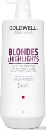 Кондиционер против желтизны волос - Goldwell Dualsenses Blondes & Highlights Anti-Brassiness Conditioner