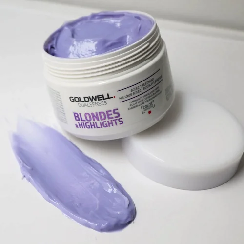 Маска интенсивная для осветленных и мелированных волос - Goldwell Dualsenses Blondes & Highlights 60sec Treatment