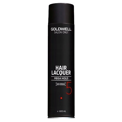 Лак для волос суперсильной фиксации - Goldwell Stylesign Hair Lacquer Salon Spray 5 Black 
